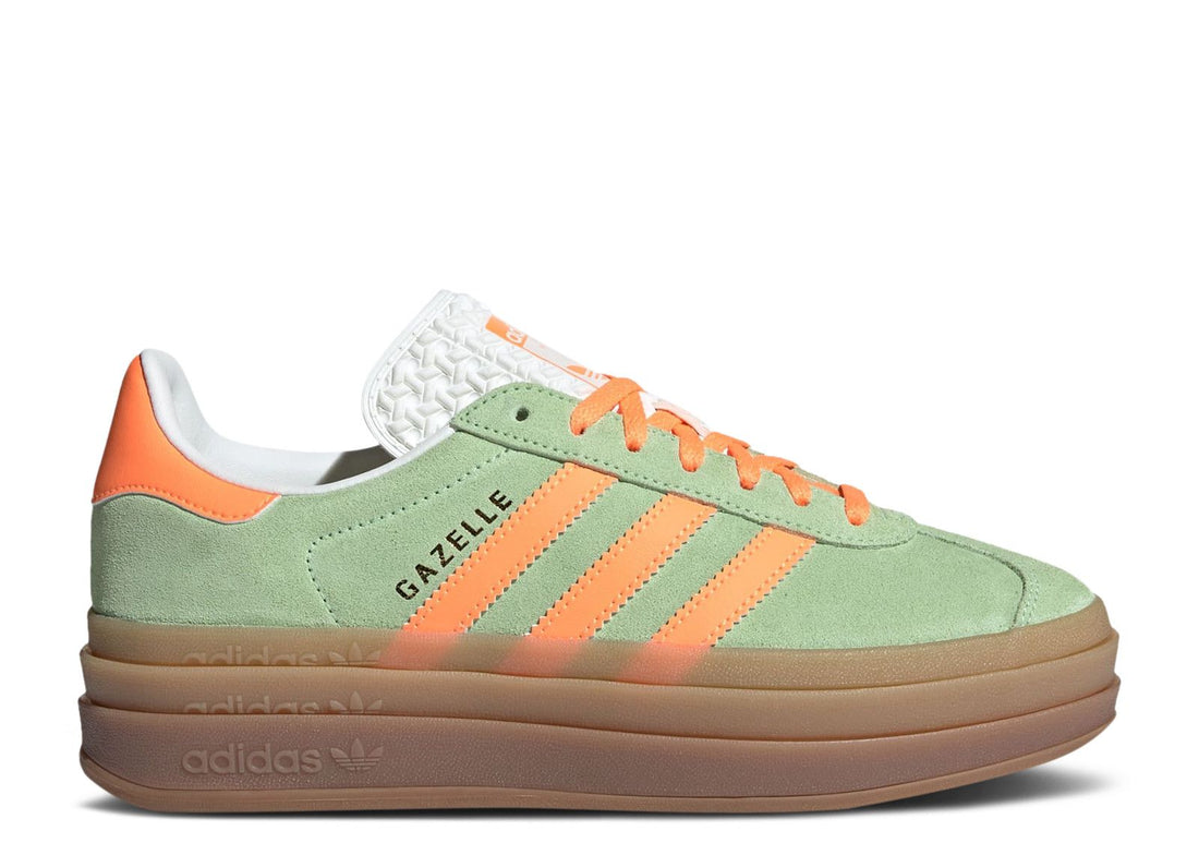 Adidas wmns Gazelle Bold 'Green Spark Screaming Orange'