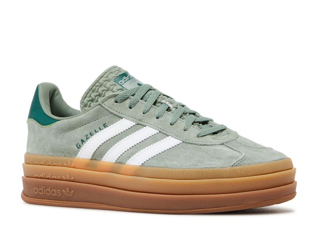 Adidas Wmns Gazelle Bold 'Silver Green Gum'