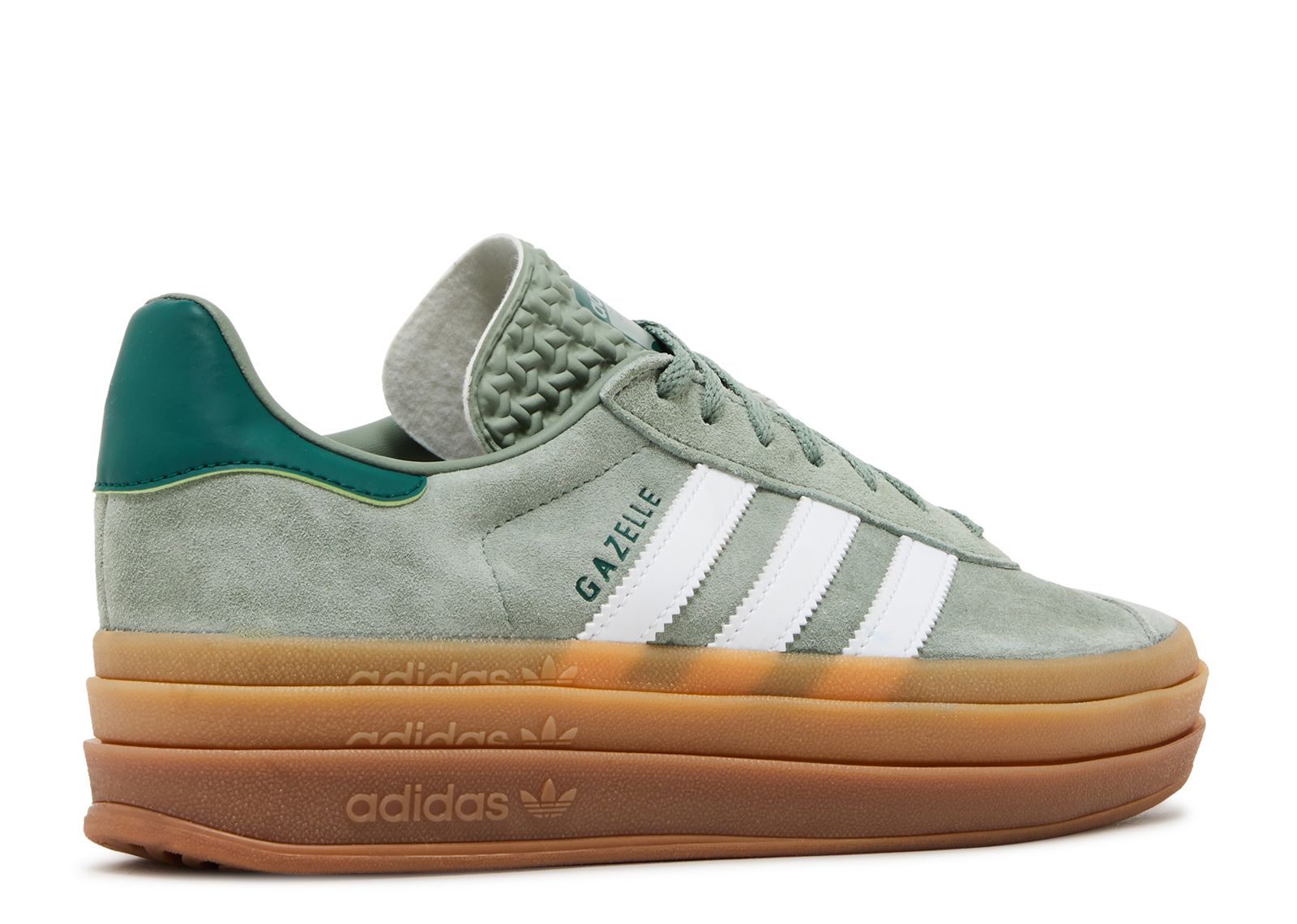 Adidas Wmns Gazelle Bold 'Silver Green Gum'