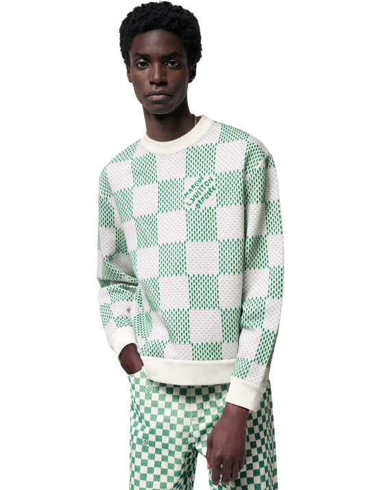 Louis Vuitton Damier Crewneck Sweatshirt