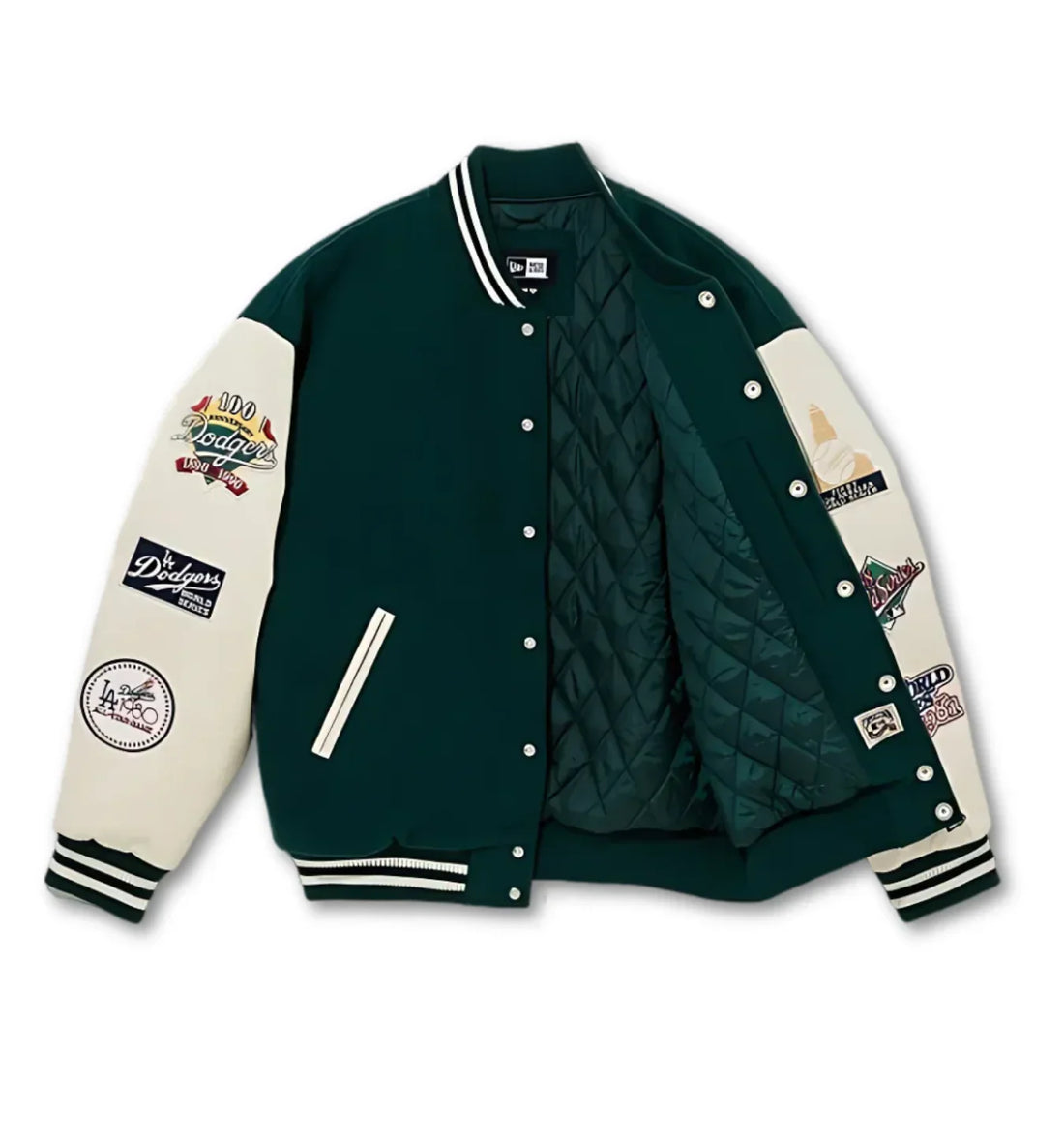 LA Dodgers Varsity Jacket – Premium Wool & Leather