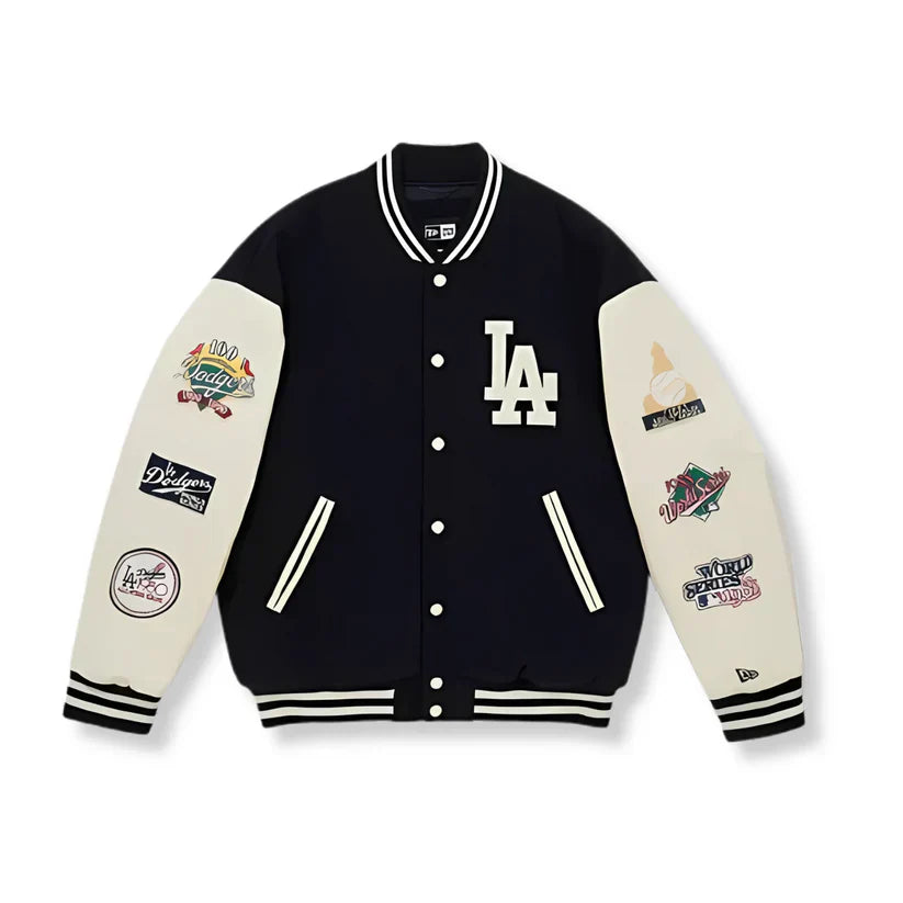 LA Dodgers Varsity Jacket -Black Edition