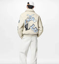LV Multi-Patches Mixed Leather Varsity Blouson