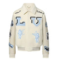 LV Multi-Patches Mixed Leather Varsity Blouson